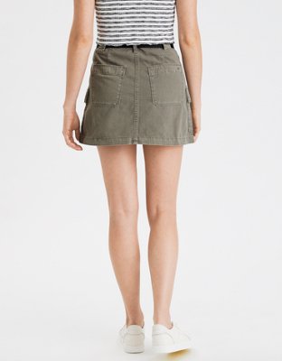 AE Super High-Waisted Cargo A-Line Skirt