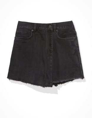 next black denim skirt