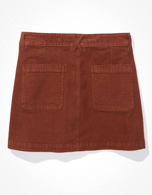 Женские юбки American Eagle AE Super High-Waisted Corduroy A-Line Skirt — фото 4