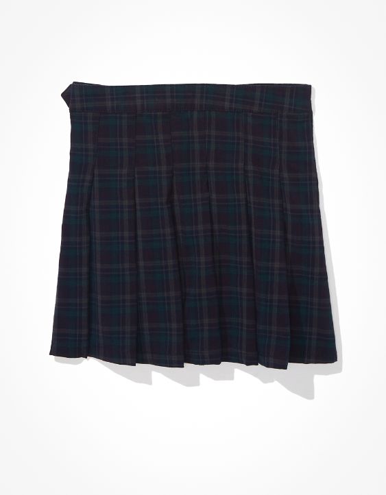 AE Plaid Pleated Skirt