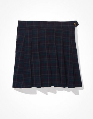 AE Plaid Pleated Skirt