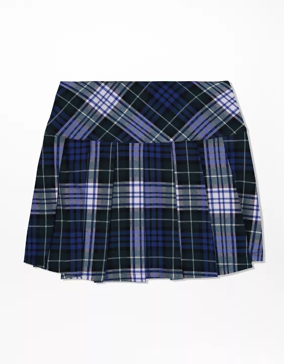 AE Plaid Pleated Skirt