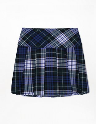 AE Plaid Pleated Skirt