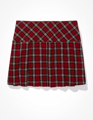 AE Plaid Pleated Skirt