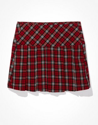 AE Plaid Pleated Skirt