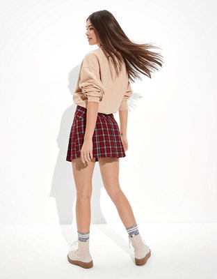AE Plaid Pleated Skirt