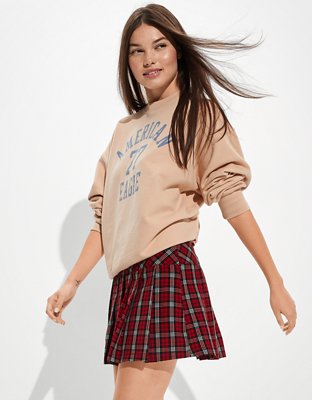 AE Plaid Pleated Skirt