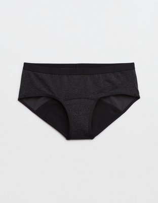 All Natural Boyshort Panty - Black