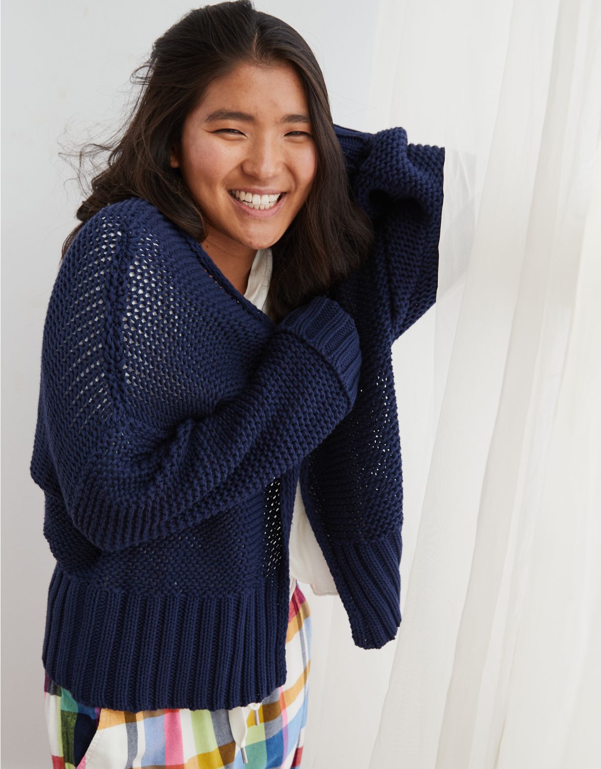 Aerie Easy Cropped Cardigan
