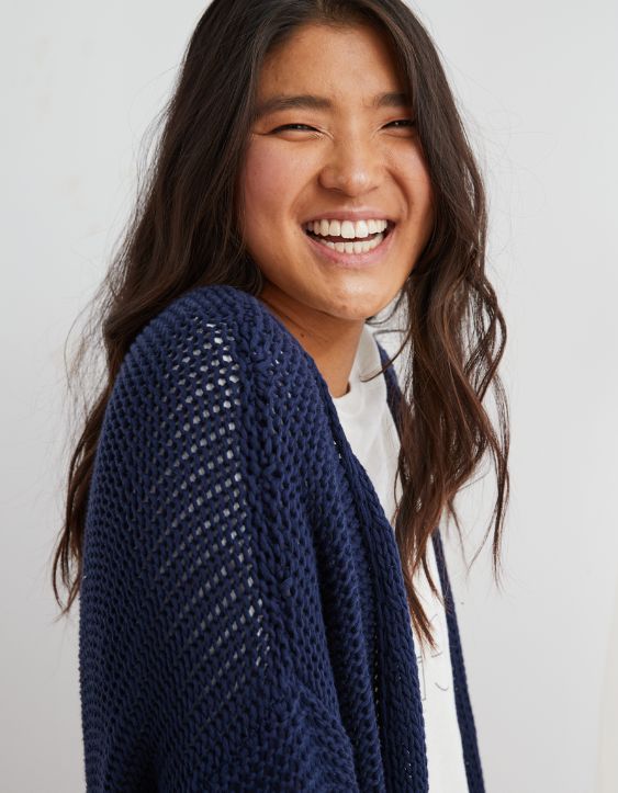 Aerie Easy Cropped Cardigan
