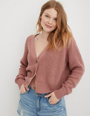 Aerie Cropped Cardigan