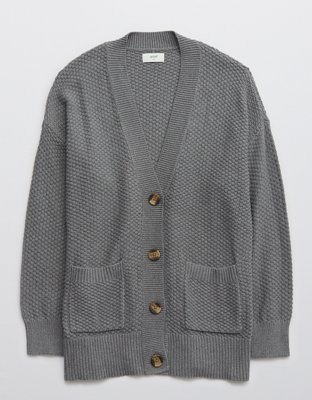 Aerie Oversized Varsity Cardigan