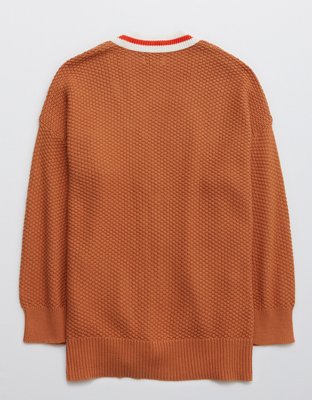 Aerie Oversized Varsity Cardigan