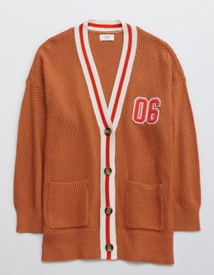 Aerie Oversized Varsity Cardigan