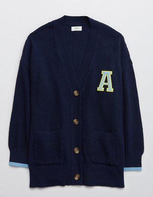 Aerie Oversized Varsity Cardigan