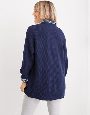 Aerie Oversized Varsity Cardigan