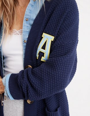 Aerie Oversized Varsity Cardigan