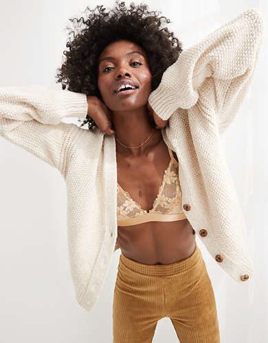 Aerie Cropped Cardigan