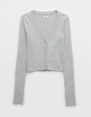Женские кардиганы Aerie Wide Rib Cropped Cardigan — фото 2