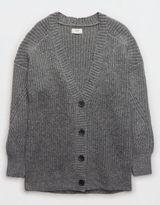 Aerie Wide Rib Oversized Cardigan