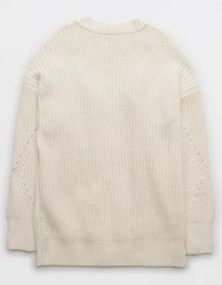 Aerie Wide Rib Oversized Cardigan