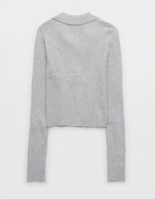 Aerie Gotta Jet! Polo Sweater