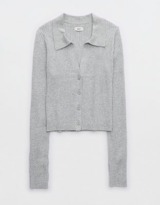 Aerie Gotta Jet! Polo Sweater