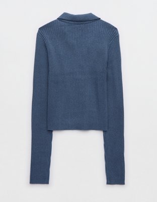Aerie Gotta Jet! Polo Sweater