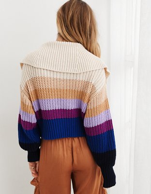 Aerie Double Zip Cardigan