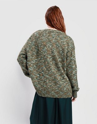 Aerie Oversized Button Down Cardigan Sweater