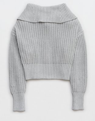 Aerie Double Zip Cardigan