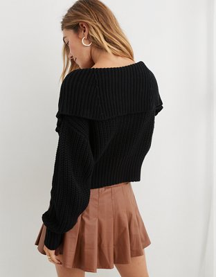 Aerie Double Zip Cardigan