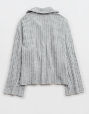 Aerie Unreal Ribbed Cardigan