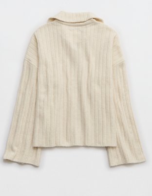 Aerie Unreal Ribbed Cardigan