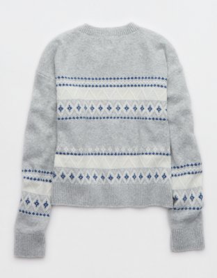 Aerie Unreal Fairisle Cardigan