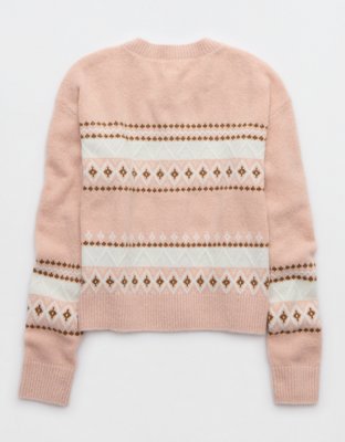 Aerie unREAL Fairisle Cardigan