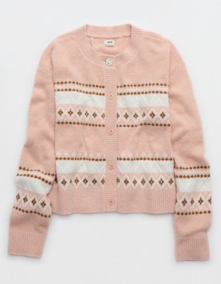 Aerie Unreal Fairisle Cardigan