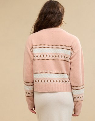 Aerie Unreal Fairisle Cardigan