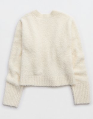 Aerie Teddy Boucle Cardigan