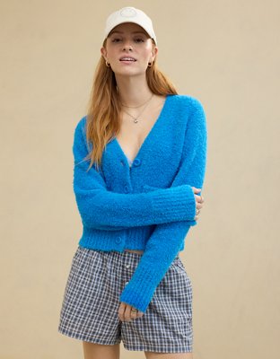 Aerie Teddy Boucle Cardigan