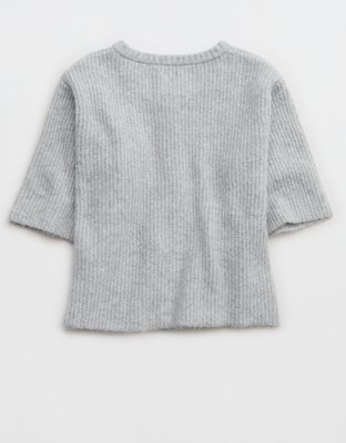 Aerie unREAL Short Sleeve Cardigan