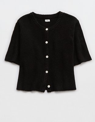 Aerie unREAL Short Sleeve Cardigan