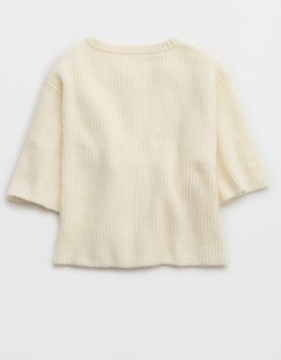 Aerie Unreal Short Sleeve Cardigan