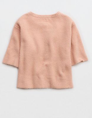 Aerie Unreal Short Sleeve Cardigan