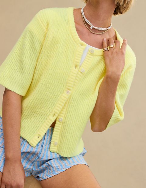 Женские кардиганы Aerie unREAL Short Sleeve Cardigan