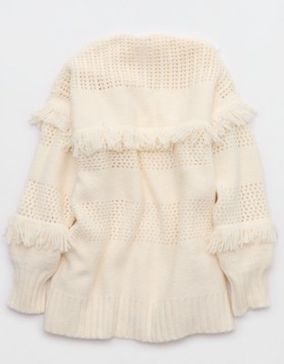 Aerie Fringe Cardigan