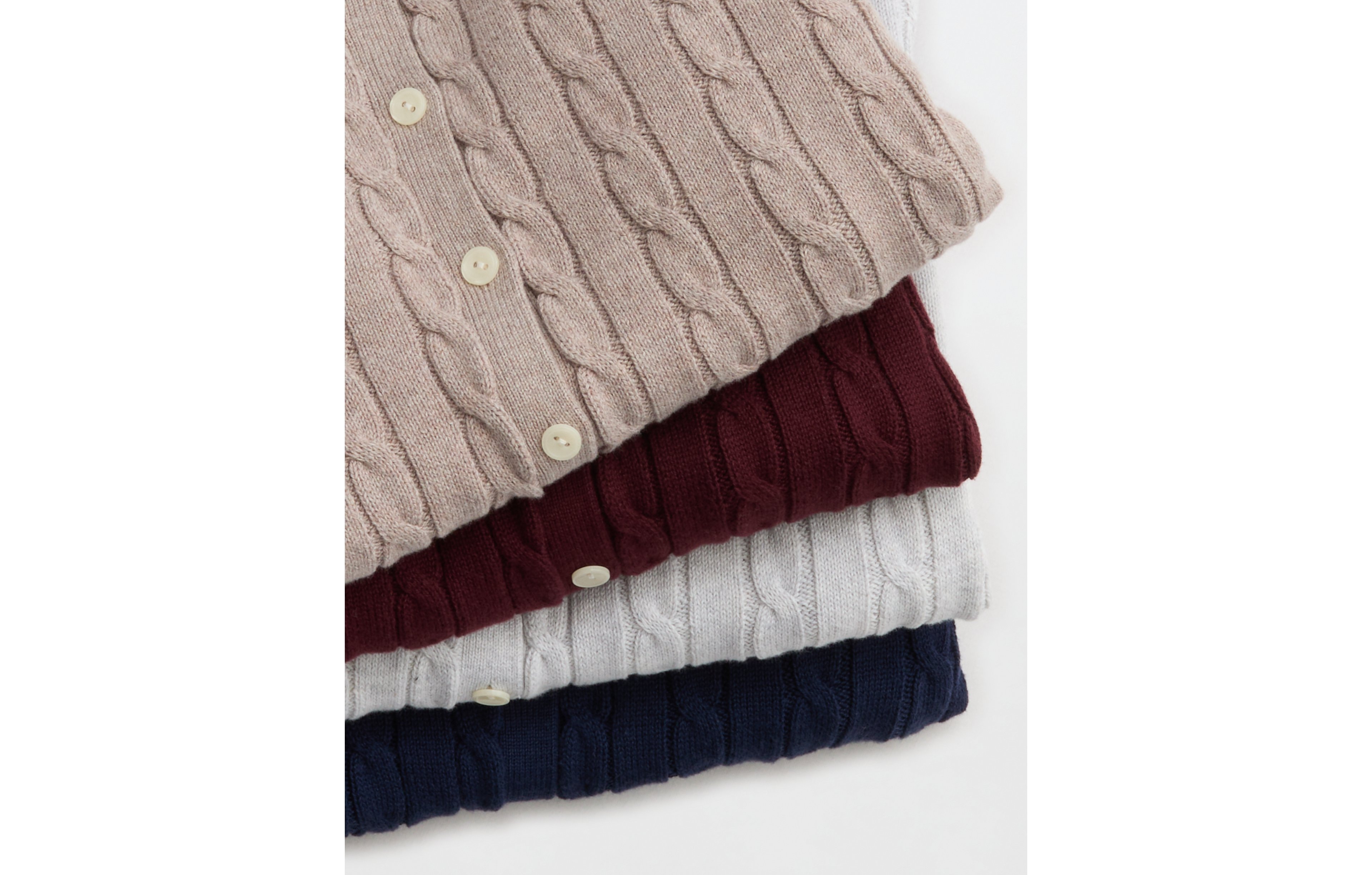 Aerie Cotton Cable Cardigan