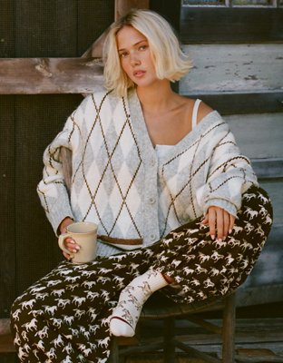 Aerie Oversized Grandpa Cardigan