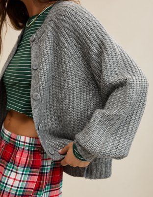 Aerie Ribbed Cardigan