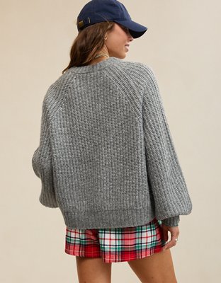 Aerie Ribbed Cardigan